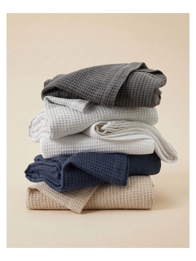 Dravia Cotton Waffle Blanket